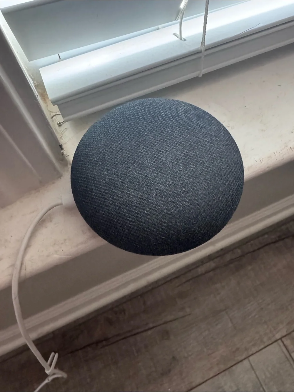 Google Home Mini Speaker - Dark Gray Fabric Voice Assistant